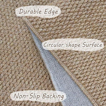 5x7 Area Rugs - Rug for Living Room, Washable Area Rugs 5x7 for Bedroom, Non-Slip Carpet for Dorm Room (Brown)