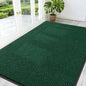 OLANLY Front Door Mat Indoor Outdoor Entrance, Waterproof Heavy Duty Doormat, Fade Resistant, Low Profile, Easy Clean Patio Porch Welcome Floor Mats for Entry, 59x40, Green