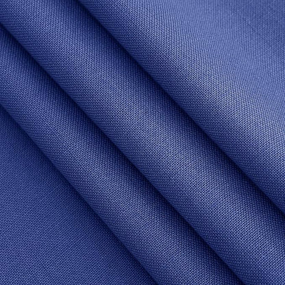 Nanspring Classic Blue Linen Curtains 72 Inch Length for Living Room Semi Sheer Light Filtering Door Drapes 2 Panels Set for Kids Bedroom Light Filtering Back Tab Modern Farmhouse Decor 52x72