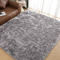 Goolela Grey Area Rug 8x10 Gray Fluffy Fuzzy Furry Rug for Living Room Bedroom Faux Sheepskin Fur Shaggy Rectangle