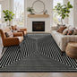 Latte&Fog 5x7 Area Rugs for Living Room Bedroom, Modern Abstract Washable Rug, Boho Non Slip Low Pile Carpet for Indoor Dining Room, Office, Dorm, Classroom, Farmhouse and Kids Room