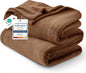 Bedsure GentleSoft Orange Throw Blanket for Couch - 300GSM Soft Cozy Fleece Blankets for Home Decor Gifts, 50x60 Inches