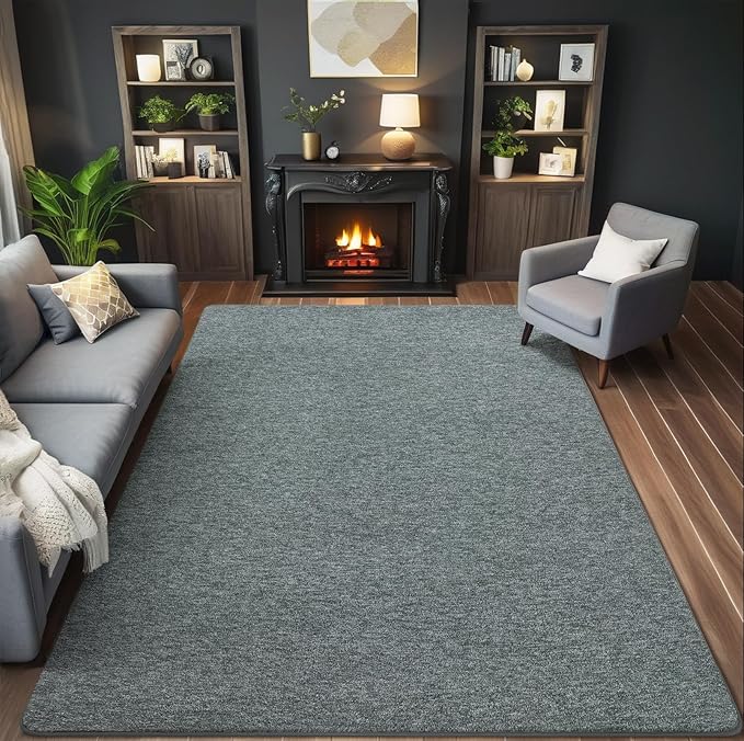 AROGAN Washable 2x8 Runner Rug for Hallway, Long Runner Rugs wtih Soft Memory Foam for Bedroom, Non Slip Backing Carpet Runners for Hallways, Kitchen, Bathroom, Entryway Home Decor, Grey