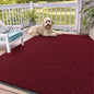 OLANLY Front Door Mat Indoor Outdoor Entrance, Waterproof Heavy Duty Doormat, Fade Resistant, Low Profile, Easy Clean Patio Porch Welcome Floor Mats for Entry, 71x47, Wine Red