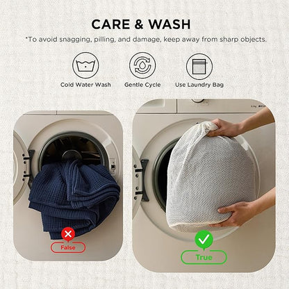 Bedsure 100% Cotton Muslin Blanket King Size for Bed - 4-Layer Breathable and Lightweight Thin Soft Summer Gauze Muslin Blanket for Adults, Navy Blue, 108x90 Inches
