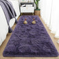 Tepook Soft Runner Rugs for Bedroom 2x6 ft with Rubber Backing, Purple Fluffy Rugs for Living Room, Shag Bedside Rug Fuzzy Plush Carpet for Room, Area Rug for Dorm Nursery Hallway Indoor Home Decor
