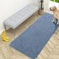 OLANLY Dog Door Mat for Muddy Paws 59x24, Absorbs Moisture and Dirt, Absorbent Non-Slip Washable Doormat, Quick Dry Chenille Mud Mat for Dogs, Entry Indoor Entryway Carpet for Inside Floor, Airy Blue