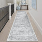 Runner Rug 2x7 Washable Non-Slip Hallway Runner Rugs for Kitchen Bathroom Laundry Room Grey Vintage Floor Carpet Runners for Hallways Entryway