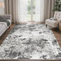 BEIMO Area Rugs 5x7 for Living Room Bedroom, Modern Abstract Machine Washable Rug, Large Soft Low Pile Floor Carpet with Non Slip Backing for Dining Room, Black Grey