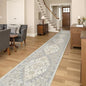 Washable Runner Rug 2.5x16, Non-Slip Long Kitchen Mats for Floor, Vintage Rug for Entryway, Soft Hallway Runner for Dining Room, Bedroom, Living Room(Beige,2.5'x16')