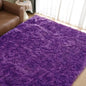 Goolela Purple Area Rug 9x12 Fluffy Fuzzy Furry Carpet for Bedroom Living Room Faux Sheepskin Fur Plush Rectangle