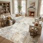 UERMEI 12x14 Area Rug Living Room Rugs - Washable Neutral Modern Abstract Soft Thin Large Rug Indoor Floor No Slip Rug Carpet for Bedroom Under Dining Table Home Office Decor - Golden Grey