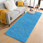 OLANLY 2x6 Machine Washable Runner Rugs for Hallway, Soft Fluffy Shaggy Bedside Rugs for Bedroom, Living Room, Indoor Floor Carpet for Kids Girls and Boys, Home Decor Aesthetic, Bright Blue