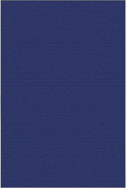 KOZYFLY Washable Area Rug 5x7 ft Rubber Backed Non Slip Rugs for Living Room Braided Cotton Bedroom Rug Woven Office Rugs Indoor Floor Carpets for Dining Bedroom Living Room, Royal Blue/Navy