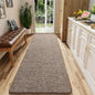 AROGAN Washable 2x8 Runner Rug for Hallway, Long Runner Rugs wtih Soft Memory Foam for Bedroom, Non Slip Backing Carpet Runners for Hallways, Kitchen, Bathroom, Entryway Home Decor, Matte Brown