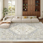 zesthome 8x12 Area Rugs,Stain Resistant Washable Rug,Ultra-Thin Rugs for Living Room,Bedroom,Non-Slip Backing Home Decor Large Area Rug (Beige,8'x12')