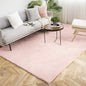 Ashler Faux Fur Rug, Ultra Soft Faux Rabbit Fur, Pink Area Rugs, 6 x 9 Feet Rectangle, Machine Washable Nursery Decor Throw Rugs for Bedroom, Kids Room, Living Room