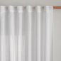 MYSKY HOME 108 Inches Long White Sheer Window Drapes 2 Panel Sets for Sliding Door Back Tab Draperies Linen Look Floor to Ceiling Curtains Soft Cotton Blend Light Filtering for Living Room