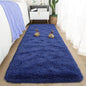 Tepook Soft Runner Rugs for Bedroom 2x6 ft with Rubber Backing, Navy Fluffy Rugs for Living Room, Shag Bedside Rug Fuzzy Plush Carpet for Room, Area Rug for Dorm Nursery Hallway Indoor Home Decor