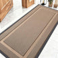 OLANLY Front Door Mat Indoor Outdoor Entrance, Waterproof All-Season, All-Weather Doormat, Sturdy Natural Rubber, Low Profile, Easy Clean Patio Porch Entryway Mat, 59x23, Mocha