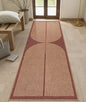 Lahome Enfys Modern Rainbow Easy Jute Entryway Runner Rug, Washable Indoor Outdoor Carpet Runners for Hallway 8ft, Farmhouse Non Slip Non Shedding Kitchen Mats for Floor Porch Laundry Room