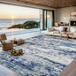 Area Rugs Living Room Rug - 5x7 Washable Modern Abstract Soft Neutral Non-Slip Carpet Large Indoor Floor Thin Carpets for Bedroom Dining Room Farmhouse Nursery Home Office Blue Gray