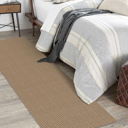 KOZYFLY Boho Runners for Hallways 2x7 ft Washable Kitchen Runner Non Slip Rubber Backed Hall Runners Cotton Entryway Runner Rugs Floor Carpet for Indoor Backdoor Bedroom Kitchen, Tan/Orange/Brown