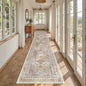 Hallway Runner Rug 2x12, Extra Long Washable Runner Rugs with Rubber Backing, Non Slip Runner, Vintage Rug Runners for Kitchen Laundry Room Entryway (Orange,2'x12')
