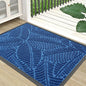 Colorxy Waterproof Doormat, Sturdy Natural Rubber Front Door Mats, Non Slip Low Profile Indoor Outdoor Entrance Mat, Stain Resistant Easy Clean Floor Mat for Patio or Entryway, 30''x17'', Light Blue