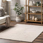 Nuloom Nia Beige, 7'6" x 9'6", Cozy Shag, Fluffy and Soft, High Traffic, Stain Resistant, Easy Clean, Durable Machine Washable Area Rug for Bedroom, Living Room, Dining, Den, Foyer, Entryway