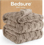 Bedsure GentleSoft Full Size Blankets for Bed Light Brown - Super Soft Cozy Fleece Blanket for Kids Girls, Large Fuzzy Throws for Bedroom Decor, 84x90 Inches