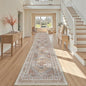 3x20 Long Runner Rug for Hallway, Non-Slip Long Kitchen Mats for Floor, Vintage Washable Rug for Entryway, Soft Hallway Runner for Dining Room, Bedroom, Living Room(Orange,3'x20')