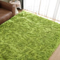 Goolela Lime Green Area Rug 9x12 Fluffy Fuzzy Furry Rug for Bedroom Living Room Shaggy Faux Sheepskin Fur Soft Rectangle