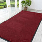 OLANLY Front Door Mat Indoor Outdoor Entrance, Waterproof Heavy Duty Doormat, Fade Resistant, Low Profile, Easy Clean Patio Porch Welcome Floor Mats for Entry, 59x30, Wine Red