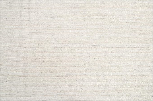Hausattire Hand Woven Jute Braided Rug, 3'x5' – Off White, Reversible Boho Entry Area Rugs for Kitchen, Living Room I Farmhouse Indoor Outdoor Decorative Floor Rug, 36x60 Inches
