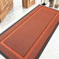 OLANLY Front Door Mat Indoor Outdoor Entrance, Waterproof All-Season, All-Weather Doormat, Sturdy Natural Rubber, Low Profile, Easy Clean Patio Porch Entryway Mat, 59x23, Vermillion Red