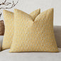 Foindtower Set of 2 Decorative Neutral Floral Print Throw Pillow Covers Vintage Accent Farmhouse Cushion Covers Boho Home Decor For Sofa Couch Chair Bedroom Living Room Outdoor,20×20 Inch,Light Yellow