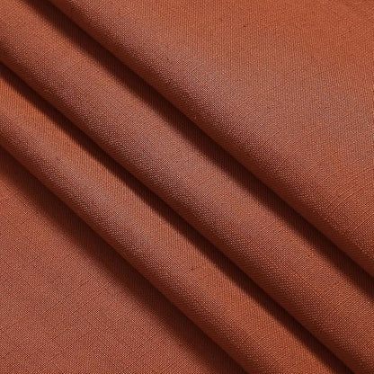 Nanspring Extra Wide Linen Curtains for Living Room 90 Inches Long Terracotta Light Filtering Semi Sheer Boho Farmhouse Curtain for Bedroom Office Luxury Back Tab and Rod Pocket 100x90, 2 Panels