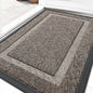 OLANLY Front Door Mat Indoor Outdoor Entrance, Waterproof All-Season, All-Weather Doormat, Sturdy Natural Rubber, Low Profile, Easy Clean Patio Porch Entryway Mat, 35x23, Khaki and White