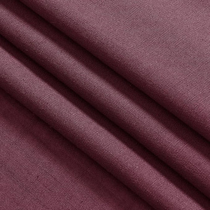 Nanspring Burgundy Linen Curtains 84 Inch Length 2 Panels Set for Living Room Rod Pocket Back Tab Light Filtering Window Drapes for Bedroom Dining Room Protect Privacy Modern Farmhouse Decor 52x84