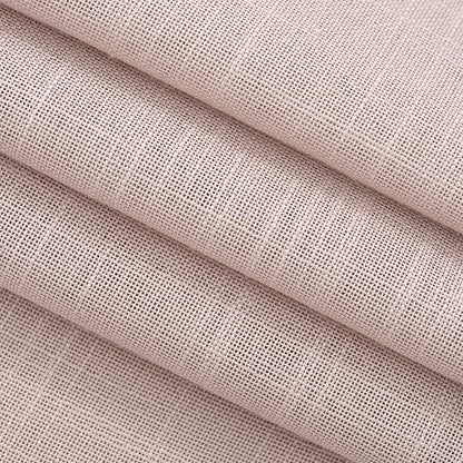 Blush Pink Curtains for Living Room Back Tab Modern Farmhouse Semi Sheer Curtains 108 inches Long 2 Panels Set Muted Neutral Window Curtain for Dining Room Bedroom 52x108