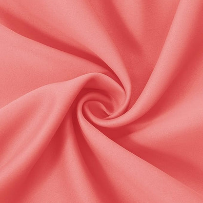 LEMOMO Blackout Curtains 66 x 95 inch/Coral Curtains Set of 2 Panels/Thermal Insulated Room Darkening Bedroom Curtains