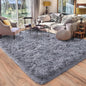 Rugs for Living Room 6x9, Soft Shaggy Modern Shag Area Rug for Bedroom, Upgrade Non-Slip Plush Fluffy Carpet for Kids Boys Girls Room Home Decor Aesthetic, Grey