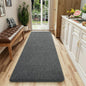 AROGAN Washable 2x6 Runner Rug for Hallway, Long Runner Rugs wtih Soft Memory Foam for Bedroom, Non Slip Backing Carpet Runners for Hallways, Kitchen, Bathroom, Entryway Home Decor, Black and White