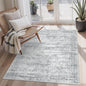 Area Rugs 4x6 for Living Room, Vintage Washable Rugs for Dining Room, Kitchen, Non-Slip Area Rug Grey