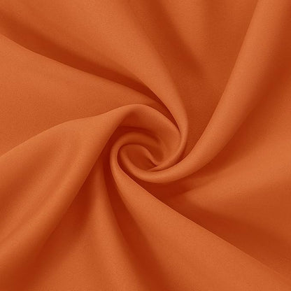 LEMOMO Blackout Curtains 42 x 84 inch/Orange Curtains Set of 2 Panels/Thermal Insulated Room Darkening Bedroom Curtains