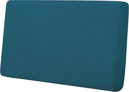 Easy-Going Stretch Loveseat Cushion Cover Sofa Cushion Furniture Protector Sofa Seat Sofa Slipcover Sofa Cover Soft Flexibility with Elastic Bottom(Loveseat Cushion, Peacock Blue)
