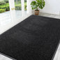 OLANLY Front Door Mat Indoor Outdoor Entrance, Waterproof Heavy Duty Doormat, Fade Resistant, Low Profile, Easy Clean Patio Porch Welcome Floor Mats for Entry, 59x40, Off-Black