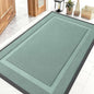 OLANLY Front Door Mat Indoor Outdoor Entrance, Waterproof All-Season, All-Weather Doormat, Sturdy Natural Rubber, Low Profile, Easy Clean Patio Porch Entryway Mat, 47x32, Grayish Green