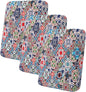 hyha Printed Couch Cushion Covers, Floral Sofa Covers Washable for 3 Cushion Couch, Stretch Pattern Outdoor Cushion Covers for Patio Furniture with Elastic Bottom(3 Packs, Patchwork Moroccan)